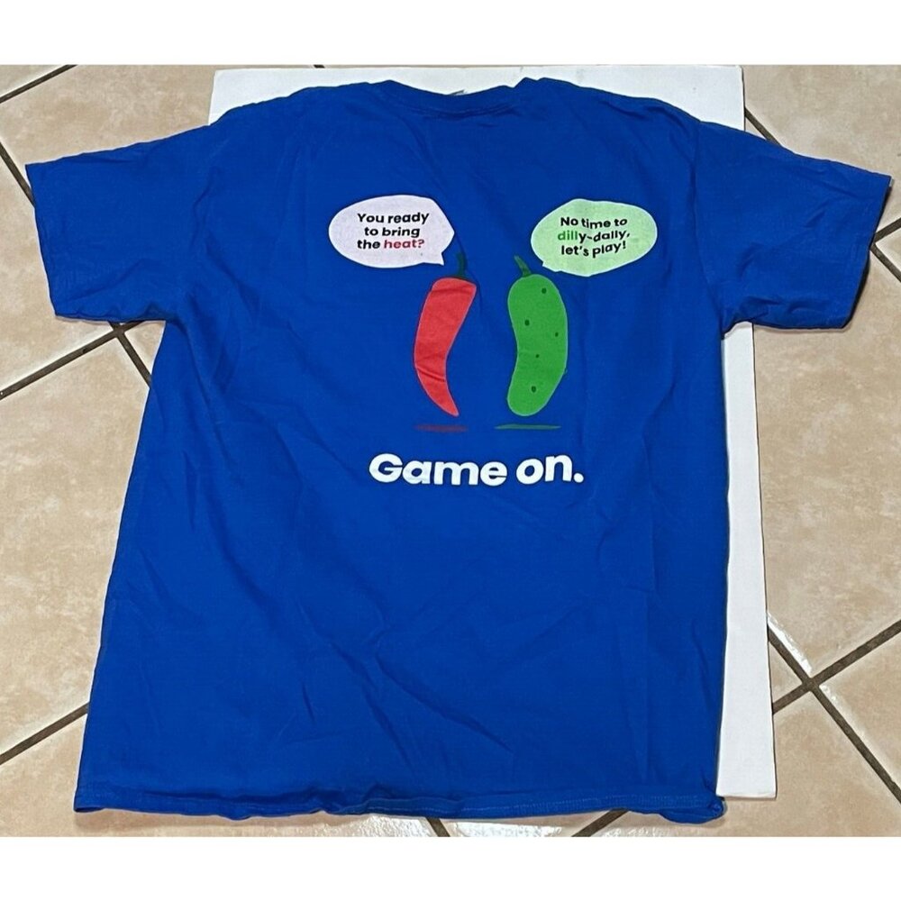 Flavor Adventure Game On shirt adult large bring the heat no time lets play blue - Picture 1 of 8